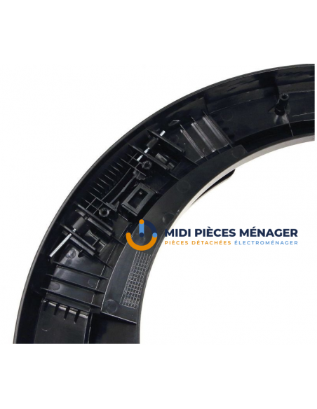 CADRE DE HUBLOT AVEC POIGNEE NOIR POUR LAVE LINGE BELLAVITA