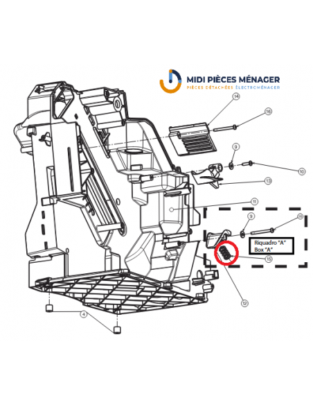 RESSORT POUR CAFETIERE DELONGHI 6113210201