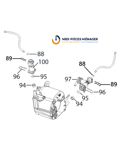 Joint générateur pour cafetiere delonghi 5313228791