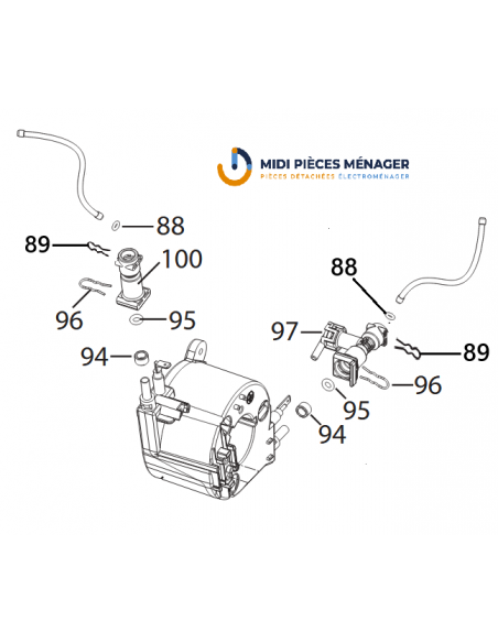 Joint générateur pour cafetiere delonghi 5313228791