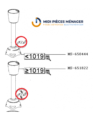 Pied mixer inox mixeur Quickchef Moulinex...