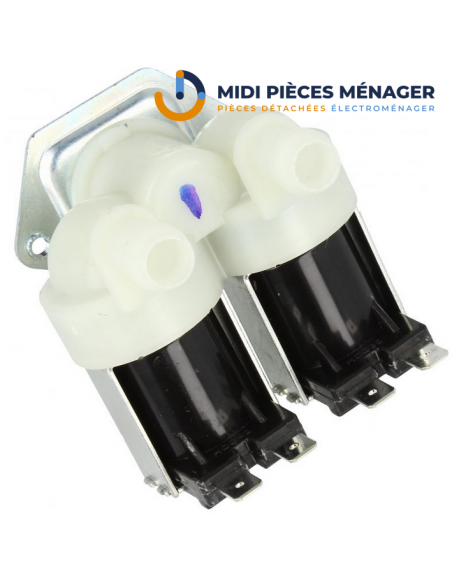 ELECTROVANNE 2 VOIES 180° ALTERNATIVE pour lave-linge