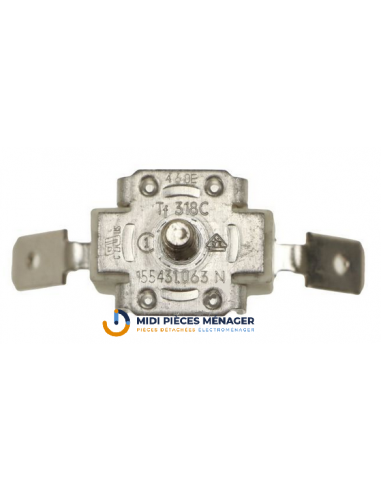 THERMOSTAT DE SÉCURITÉ (13.5A 318°) POUR CAFETIERE DELONGHI 5232105000