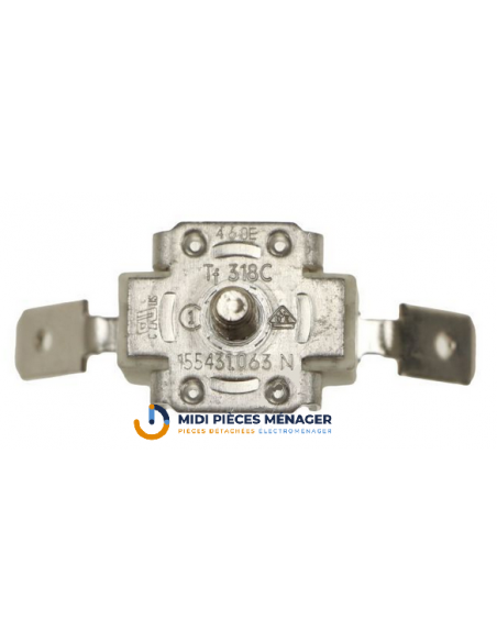 THERMOSTAT DE SÉCURITÉ (13.5A 318°) POUR CAFETIERE DELONGHI 5232105000