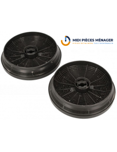 2 Filtres à charbon type145 pour hotte aspirante 484000008780