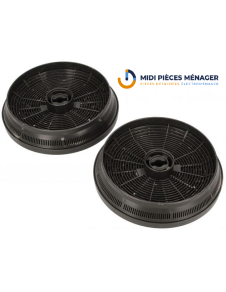 2 Filtres à charbon type145 pour hotte aspirante 484000008780