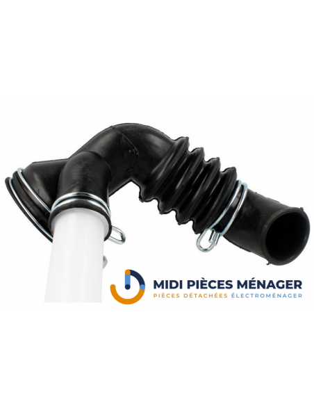 34010666 DURITE CUVE POMPE + CHAMBRE + TUYAU POUR LAVE LINGE