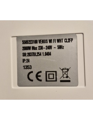 THERMOSTAT VENUS WIFI POUR RADIATEUR DELONGHI 550S223100