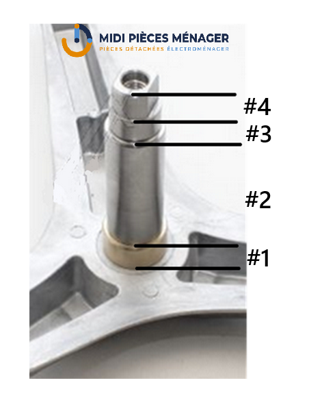 CROISILLON DE TAMBOUR ALTERNATIVE SAMSUNG DC97-23358A