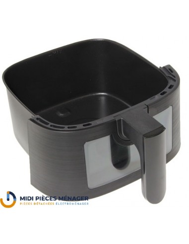 CUVE AMOVIBLE TRANSPARENTE NOIRE POUR AIRFRYER 4633 ARIETE AS00008214