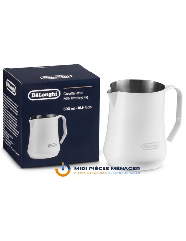 DLSC081 POT A LAIT 500ML BLANC POUR CAFETIERE DELONGHI AS00006519