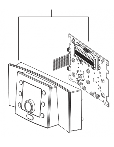 PANNEAU DE COMMANDE COMPLET POUR CAFETIERE ESAM5400 DELONGHI 7313223101