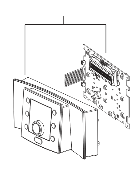 PANNEAU DE COMMANDE COMPLET POUR CAFETIERE ESAM5400 DELONGHI 7313223101