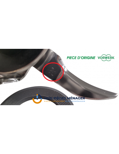 Couteaux d'ORIGINE VORWERK avec joint pour robot TM31 thermomix 30525