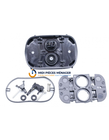 CHÂSSIS OSCILLANT AVEC HAUT DE BOÎTIER POUR RASOIR BRAUN SERIE 3