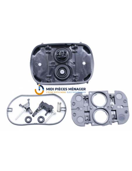 CHÂSSIS OSCILLANT AVEC HAUT DE BOÎTIER POUR RASOIR BRAUN SERIE 3