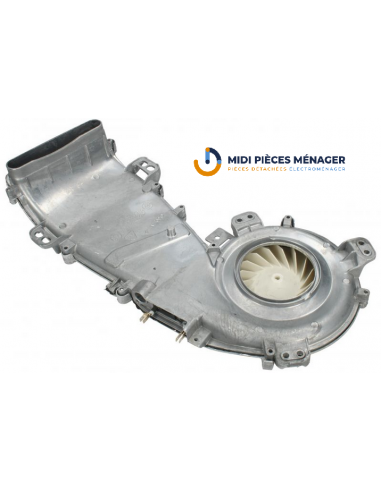 BLOC COLLÉ CONDUIT AIR SECHAGE + RESISTANCE POUR LAVE LINGE ELECTROLUX 3486350105