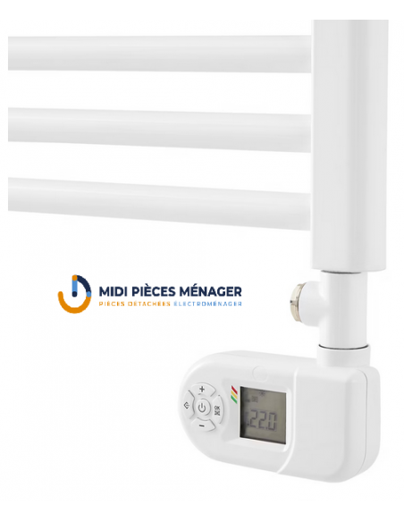 Boitier de commande TM18 blanc seche serviette delonghi