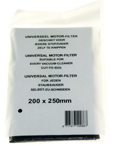 FILTRE MOTEUR NOIR UNIVERSEL A DECOUPER