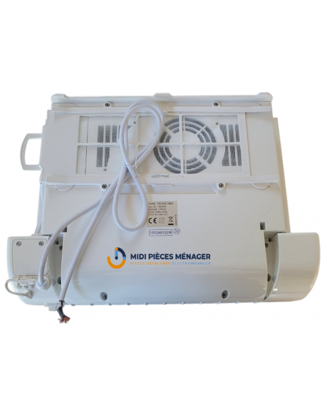 SOUFFLERIE COMPLETE BLANCHE POUR SECHE SERVIETTE A EAU DELONGHI 550S050042