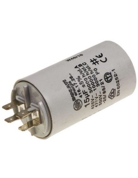 CONDENSATEUR 15mf 450V LAVE LINGE