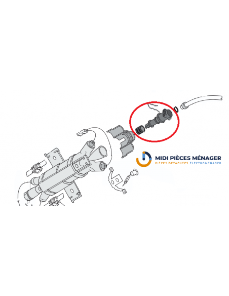 RACCORD VAPEUR POUR CAFETIERE DELONGHI 55132A1022