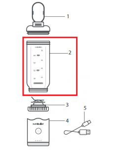 ENSEMBLE BOL BLENDER POUR MIXEUR NUTRIBULLET AS00011111