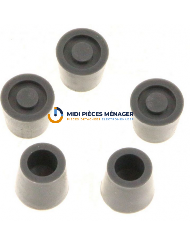 pieds gris GY45 par 5 POUR ROBOT KENWOOD KW717447