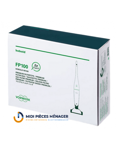 SACS FILTRE POUR ASPITRATEUR KOBOLB VB100 VORWERK 58017
