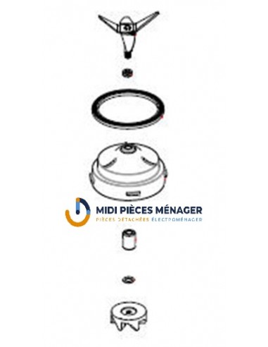 ENSEMBLE LAME POUR BLENDER BLD12 TYPE 586...