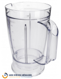 BOL BLENDER ACRYLIQUE SANS COUTEAUX POUR ROBOT MULTIPRO COMPACT KENWOOD KW714297