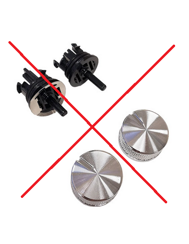 kit 2 boutons pour cafetiere specialista Delonghi AS00007090