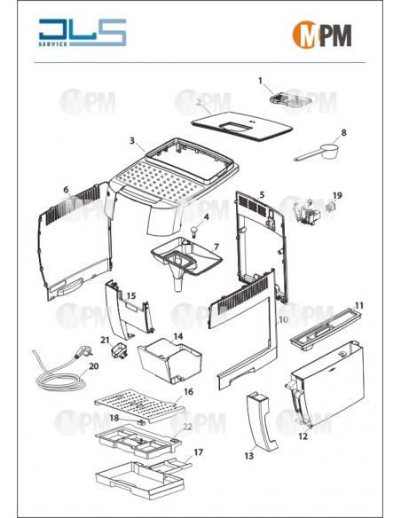 VUE ECLATEE DELONGHI FEB2533.B