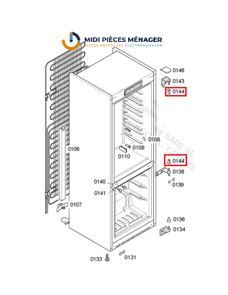 douille pour refrigerateur bosch siemens 00184304