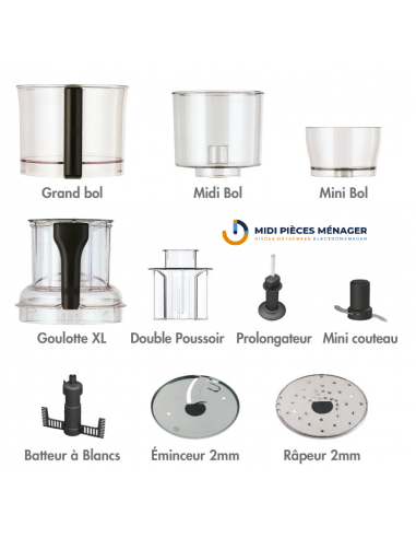 Kit cuve complet robot culinaire 4000/4100/4200 magimix 17601