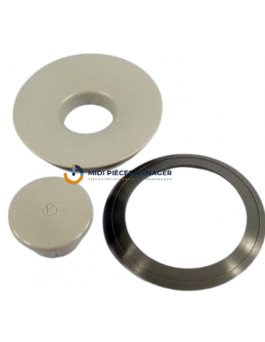 couvercle complet de bol inox AT339 kenwood KW712158