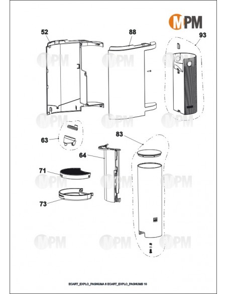 VUE ECLATEE DELONGHI ENV150.BM