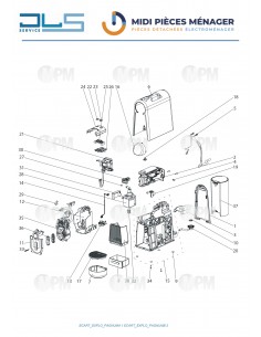 VUE ECLATEE DELONGHI EN85.R