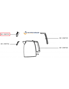 SUPPORT FILTRE POUR BOUILLOIRE EXCELLENCE KRUPS SS-208755
