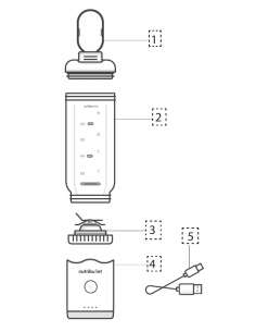 ENSEMBLE LAME POUR BLENDER FLEX WHITE NUTRIBULLET AS00011113
