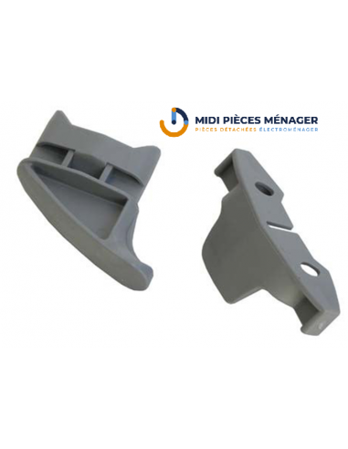 JEU EMBOUTS DE GLISSIERE DU PANIER SUPERIEUR POPUR LAVE VAISSELLE BOSCH 00165254