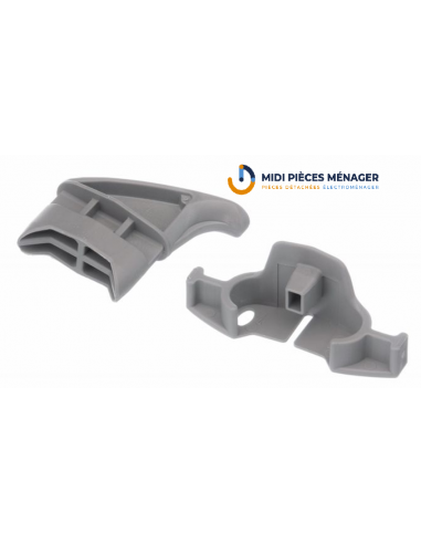 JEU EMBOUTS DE GLISSIERE DU PANIER SUPERIEUR POPUR LAVE VAISSELLE BOSCH 00165254