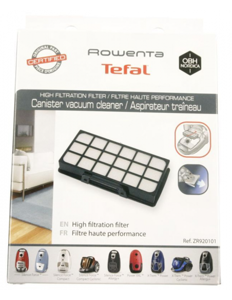 filtre hepa pour aspirateur rowenta ZR920101