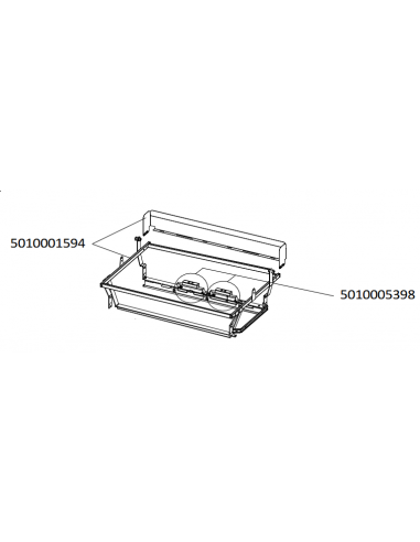 CADRE SUPPORT CUVE + PAREVENT 3-4 SERIES barbecue campingaz 5010001594