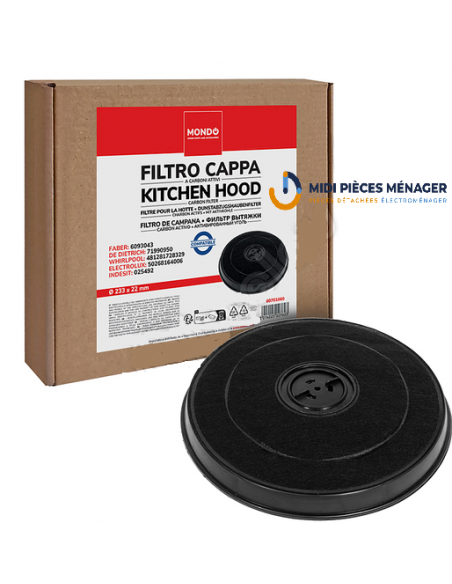 filtre a charbon hotte beko 9197060193