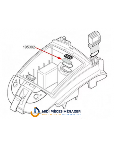 FILTRE POUR ASPIRATEUR THOMAS 195302