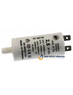 CONDENSATEUR DE DÉMARRAGE 2.5µf 450V
