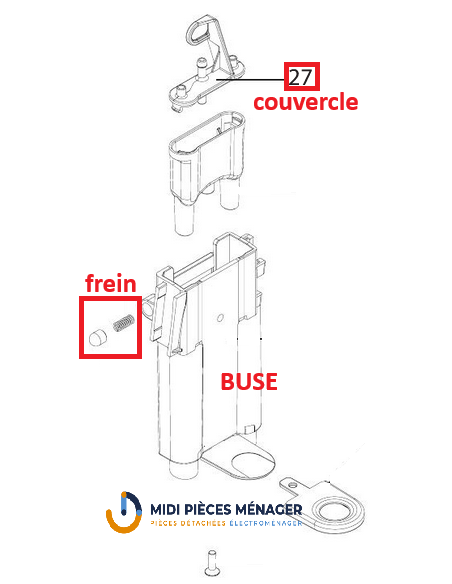 buse a café pour cafetière delonghi AS00008566
