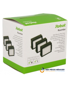 PACK DE 3 FILTRES ROOMBA E,I,J ET ROOMBA COMBO® I5 ET J5 IROBOT 4624876
