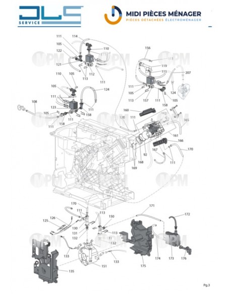 VUE ECLATEE DELONGHI ECAM630.35.SB